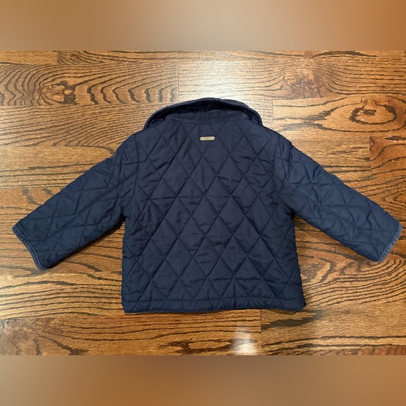 Janie and Jack Navy Quilted Jacket - Picture 2 of 3